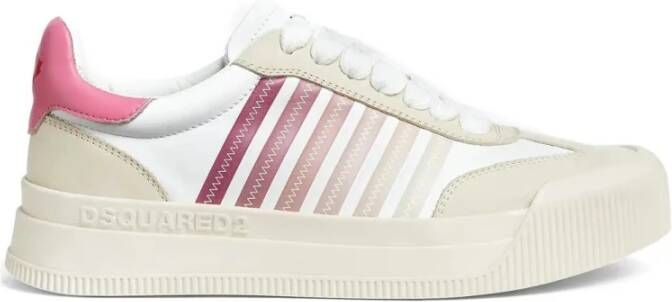 Dsquared2 Witte Leren Sneakers