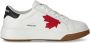 Dsquared2 Witte Maple Leaf Leren Sneaker White Heren - Thumbnail 1