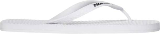 Dsquared2 Witte rubberen casual sandalen