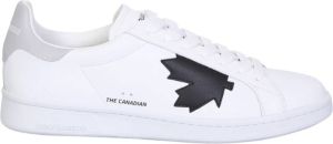 Dsquared2 Witte Sneakers in Luxe Streetwear Stijl Wit Heren