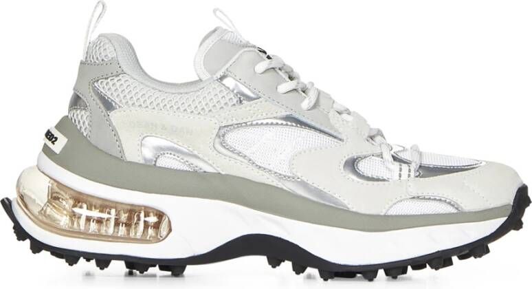 Dsquared2 Witte Sneakers met Logodetails White Dames