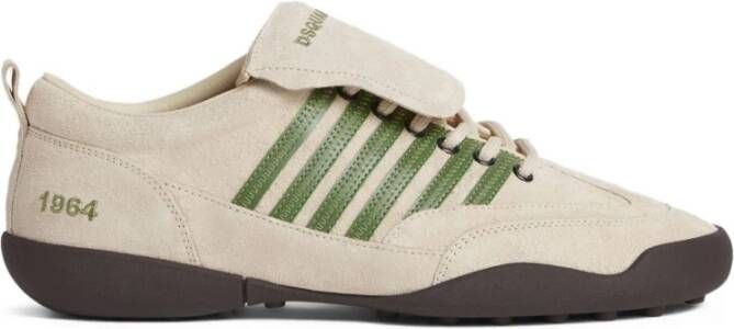 Dsquared2 Witte Sneakers met Oversized Tong