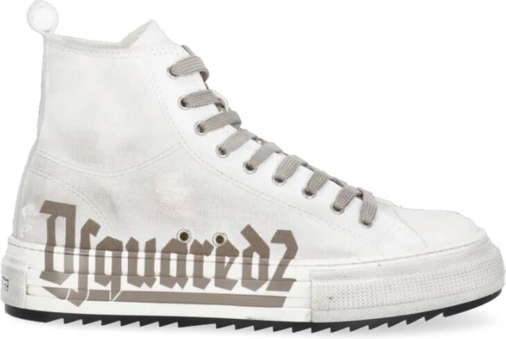 Dsquared2 Witte Sneakers met Stijl White Heren