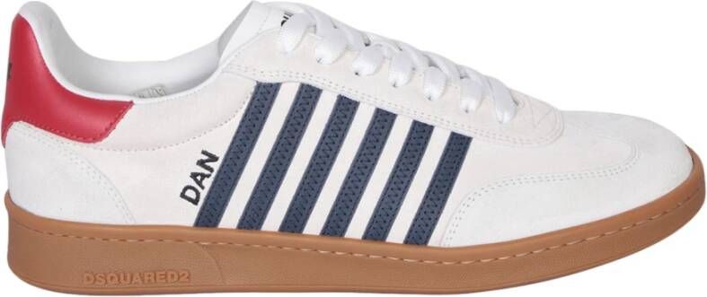 Dsquared2 Witte Sneakers Moderne Stijl