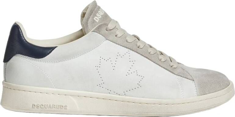 Dsquared2 Witte Tennisblad Sneakers