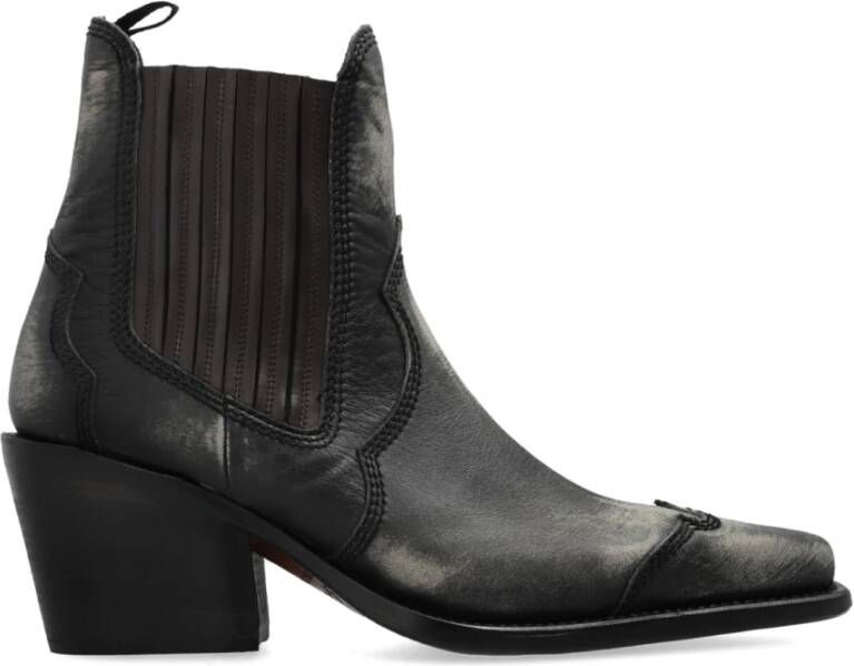 Dsquared2 X Magliano Leren Chelsea Boots