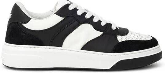 Dsquared2 Zwart & Wit Leren Sneaker