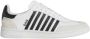 Dsquared2 Zwart Gestreepte Leren Sneakers - Thumbnail 1