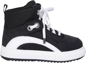 Dsquared2 Zwarte Boogie Sneakers Gemaakt in Italië Zwart Heren