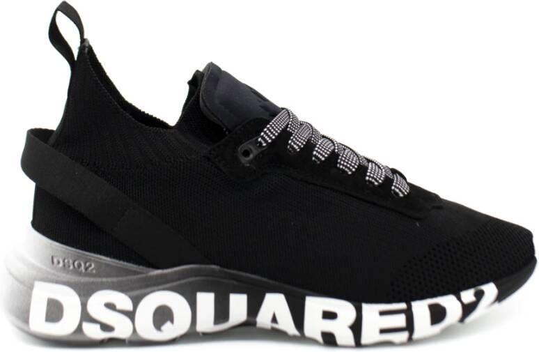 Dsquared2 Zwarte Fly Sneakers PRE FW `23 Collectie Zwart Heren