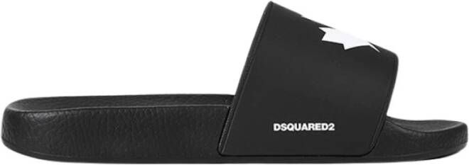 Dsquared2 Zwarte Heren Sandalen Black Heren