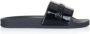 Dsquared2 Zwarte Slippers met reliëflogo Black Heren - Thumbnail 1