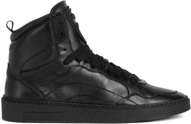 Dsquared2 Zwarte Leren Sneakers - Foto 2