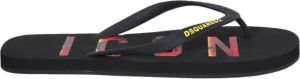 Dsquared2 Zwarte Palm Sandalen voor Heren Zwart Heren