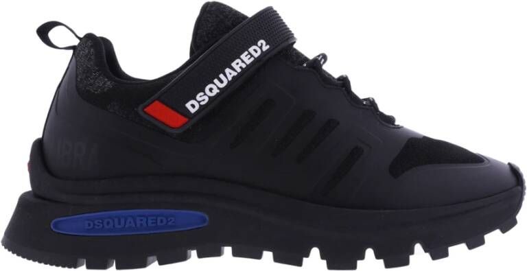 Dsquared2 Zwarte Strap Sneaker voor Heren