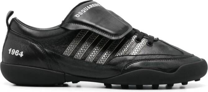 Dsquared2 Zwarte Veterschoen met Gewatteerde Enkel