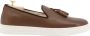 Duca di Morrone Diego Leren Loafers Lente Zomer Collectie Brown Heren - Thumbnail 5