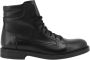 Duca di Morrone Men's Ankle Boots Zwart Heren - Thumbnail 3