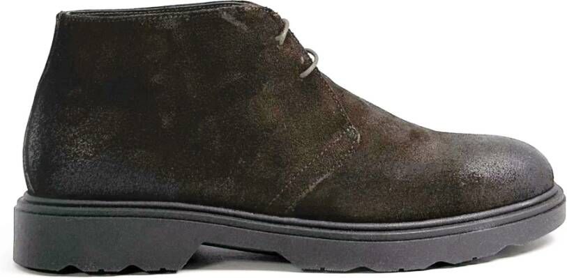 Duca di Morrone Luxe Suède Veterschoenen