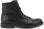 Duca di Morrone Men's Ankle Boots Zwart Heren - Thumbnail 1