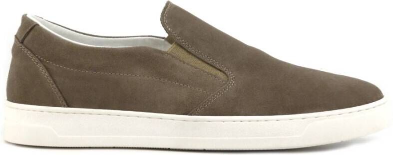 Duca di Morrone Suede Dove Gray Heren Loafers