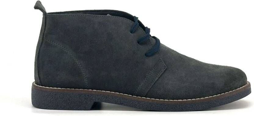 Duca di Morrone Suède Veterschoenen met Leren Voering - Foto 2