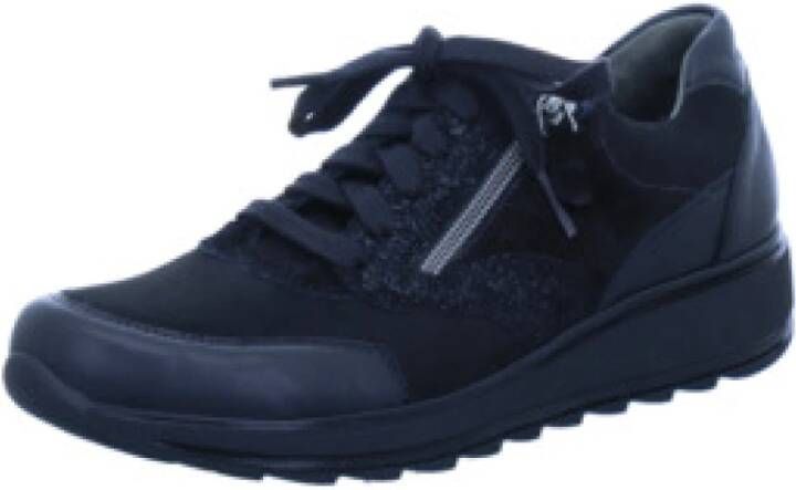 Durea 6279 682 1141 Black E-wijdte Veterschoenen