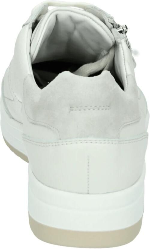 Durea 6281~K~~~~~~~~~~~~~~~~~~~~~~~~ Lage sneakersDames sneakers Wit beige - Foto 2