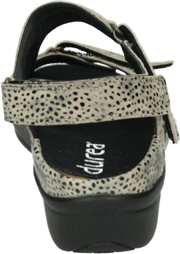 Durea 7258~K~~~~~~~~~~~~~~~~~~~~~~~~ Platte sandalenDames Sandalen Taupe - Foto 2