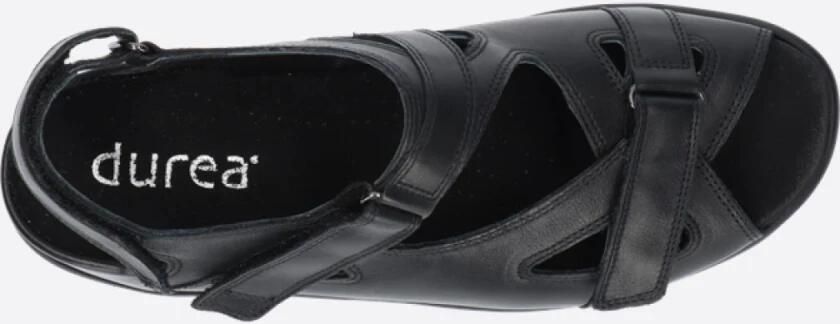 Durea 7258 H Volwassenen Platte sandalen Kleur Zwart - Foto 8