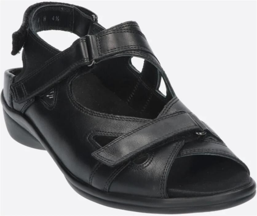 Durea 7258 G Volwassenen Platte sandalen Dames Sandalen Zwart - Foto 2