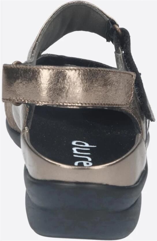 Durea Dames sandalen wijdte M extra breed Uitneembaar voetbed 7408.220.2004 Brons - Foto 6
