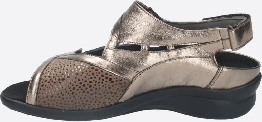 Durea Dames sandalen wijdte M extra breed Uitneembaar voetbed 7408.220.2004 Brons - Foto 9