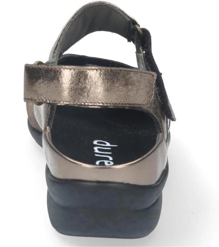Durea Dames sandalen wijdte M extra breed Uitneembaar voetbed 7408.220.2004 Brons - Foto 5
