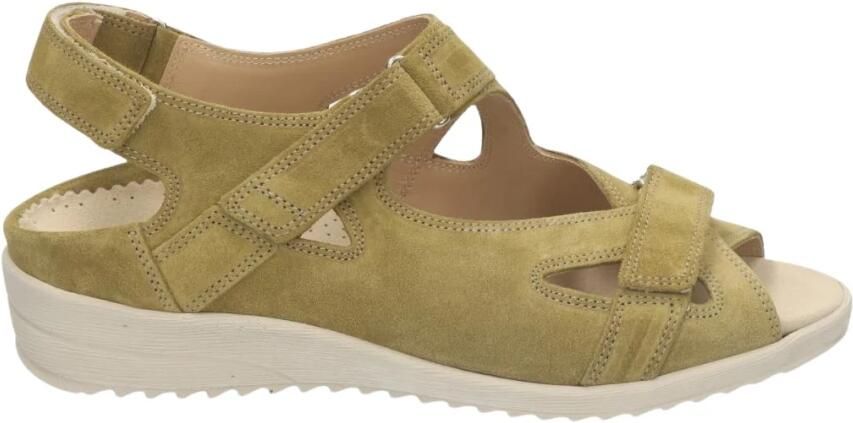 Durea Dames sandalen wijdte G Uitneembaar voetbed 7419.216.1948 Groen