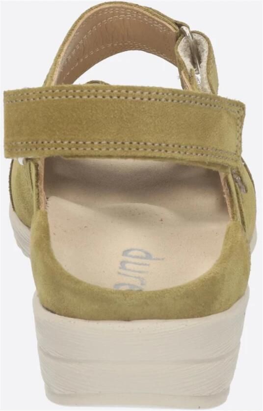 Durea Dames sandalen wijdte G Uitneembaar voetbed 7419.216.1948 Groen - Foto 3