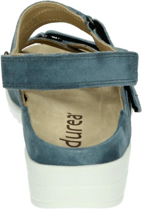 Durea 7419~G~~~~~~~~~~~~~~~~~~~~~~~~ Platte sandalenDames Sandalen Blauw - Foto 2