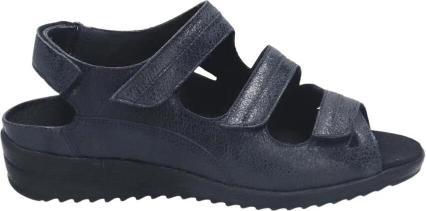 Durea Dames sandalen wijdte K extra breed Uitneembaar voetbed 7426.219.1471 Blauw