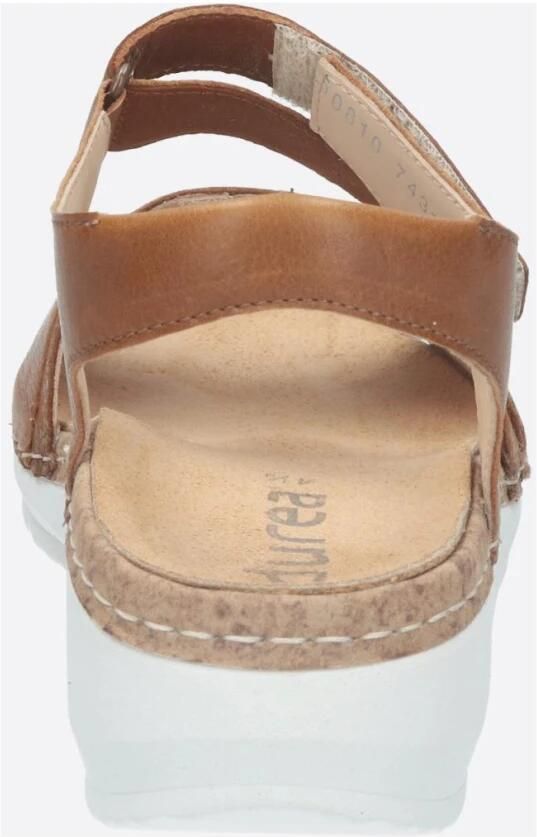 Durea sandalen wijdte K Extra breed Uitneembaar voetbed 7431.038.2098 Cognac - Foto 3