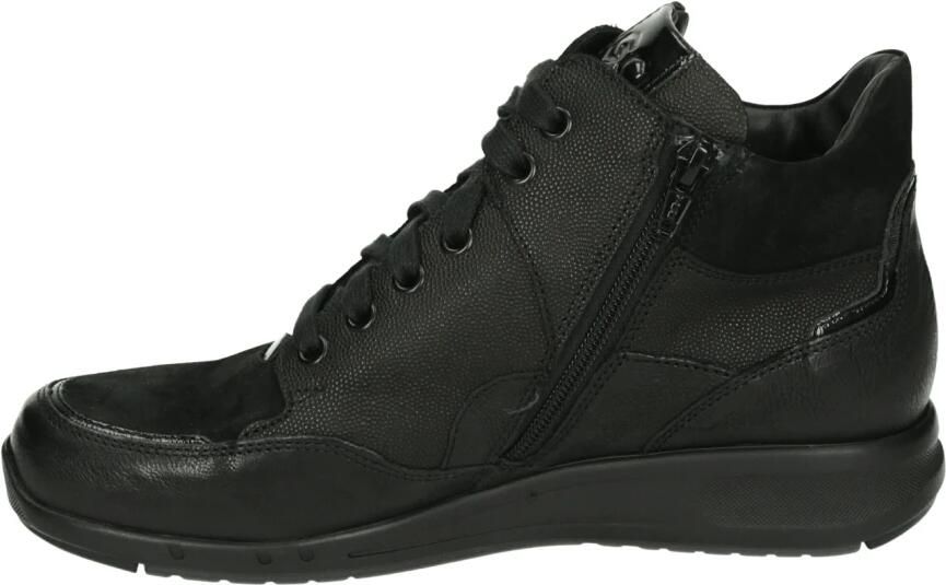 Durea 9735 K GO Hoge sneakersDames veterschoenenDames sneakersHalf-hoge schoenenVeterlaarzen Zwart - Foto 2