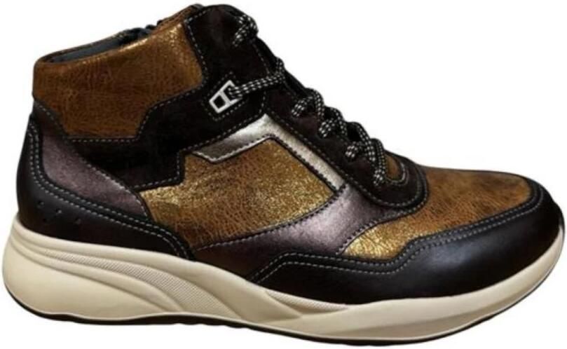 Durea 9778 Sneaker Donkerbruin Whisky H