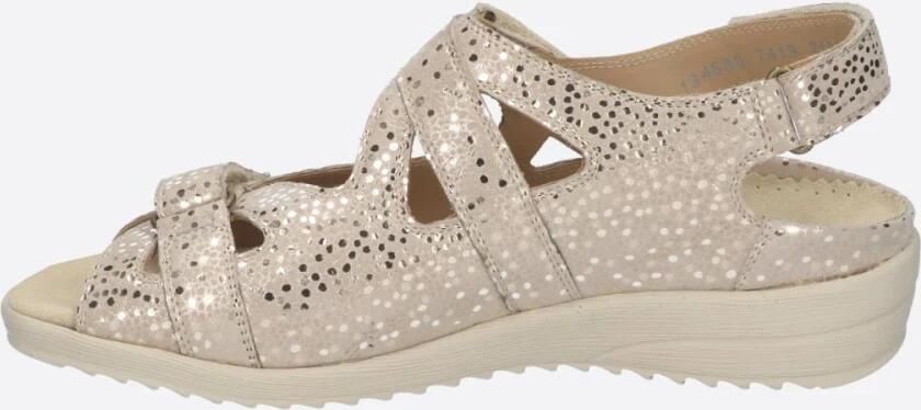 Durea sandalen 7419.216.1476 Wijdte G Taupe - Foto 4