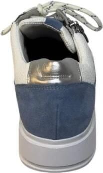 Durea 6279~K~~~~~~~~~~~~~~~~~~~~~~~~ Lage sneakers Dames sneakers Blauw - Foto 6