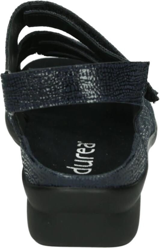 Durea 7409~K~~~~~~~~~~~~~~~~~~~~~~~~ Platte sandalenDames Sandalen Blauw - Foto 3