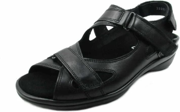 Durea 7258 H Volwassenen Platte sandalen Kleur Zwart - Foto 5