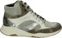 Durea Sportieve Beige Sneakers met Uitneembaar Voetbed - Thumbnail 1