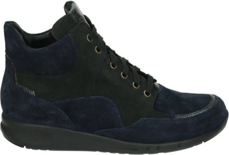 Durea Sportieve Blauwe Sneakers met Uitneembaar Voetbed