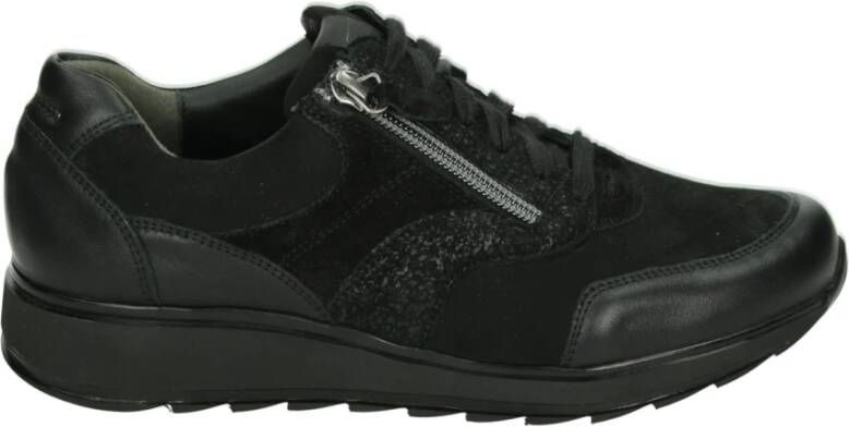 Durea 6279~K~~~~~~~~~~~~~~~~~~~~~~~~ Lage sneakers Dames sneakers Zwart