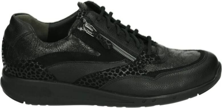 Durea 6306 H Lage sneakersDames sneakers Zwart