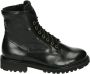 Durea 9769~K~~~~~~~~~~~~~~~~~~~~~~~~ Hoge sneakersVeterlaarzenDames veterschoenenDames sneakersHalf-hoge schoenen Zwart - Thumbnail 2